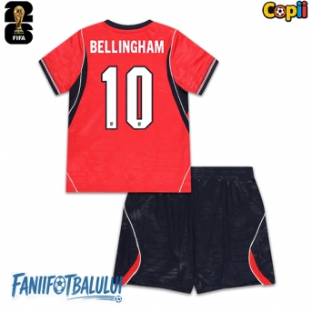 Anglia Jude Bellingham #10 Echipament de Fotbal Replică Mondial 2026 Copii Deplasare (+ Șorturi)